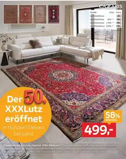 XXXLutz Orientteppich persien specialoffer exclusiv Angebot
