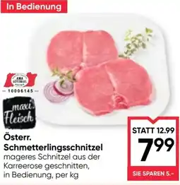 Maximarkt Österr. schmetterlingsschnitzel Angebot