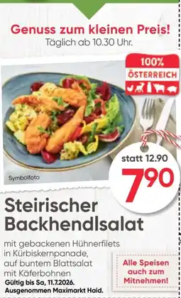 Maximarkt Steirischer Backhendlsalat Angebot