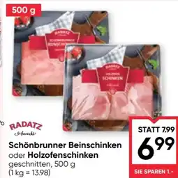 Maximarkt Schönbrunner beinschinken oder holzofenschinken Angebot