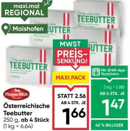 Maximarkt Österreichische teebutter Angebot