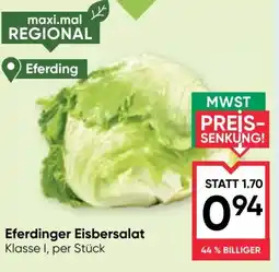 Maximarkt Eferdinger eisbersalat Angebot
