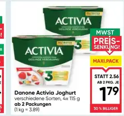 Maximarkt Danone activia joghurt Angebot