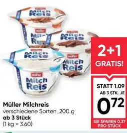 Maximarkt Müller Milchreis Angebot