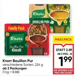 Maximarkt Knorr Bouillon Pur Angebot
