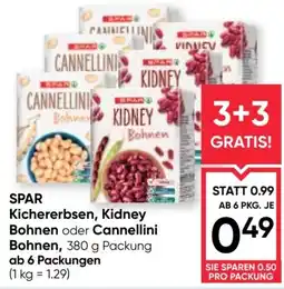 Maximarkt Spar kichererbsen, kidney bohnen oder cannellini bohnen Angebot