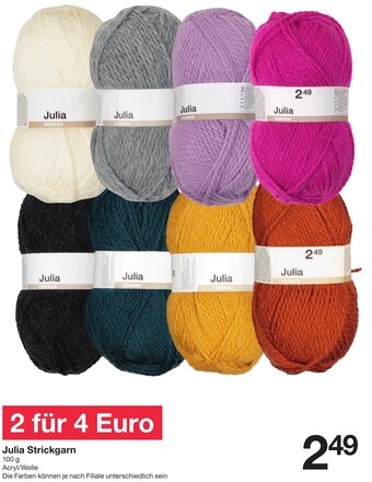 Zeeman Julia Strickgarn 100g Angebot
