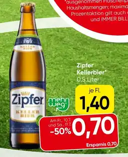Spar Zipfer kellerbier Angebot