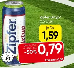 Spar Zipfer urtyp Angebot