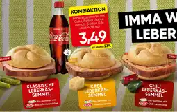 Spar Kombi aktion leberkässemmel mit cola, fanta, sprite Angebot