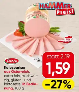 Spar Kalbspariser aus österreich Angebot