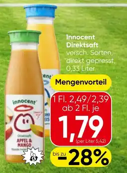 Spar Innocent direktsaft Angebot