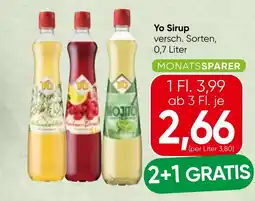 Spar Yo Sirup Angebot