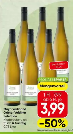 Spar Mayr ferdinand grüner veltliner selection Angebot