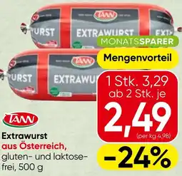 Spar Extrawurst aus österreich, Angebot