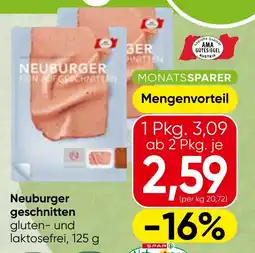 Spar Neuburger geschnitten Angebot