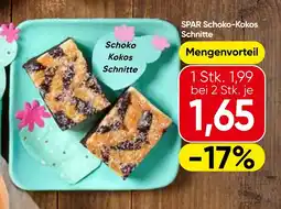 Spar SPAR Schoko Kokos Schnitte Angebot