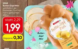 Spar Spar butter zopf mini Angebot