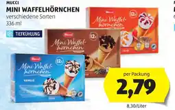 Hofer Mucci mini waffelhörnchen Angebot
