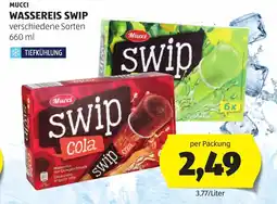 Hofer Mucci wassereis swip Angebot