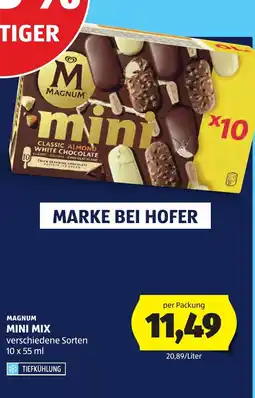 Hofer Magnum mini mix Angebot