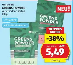 Hofer Aldi sports greens powder Angebot