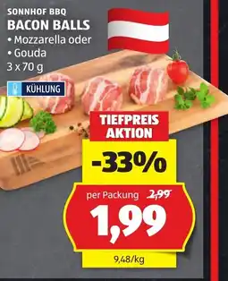 Hofer Sonnhof bbq bacon balls Angebot