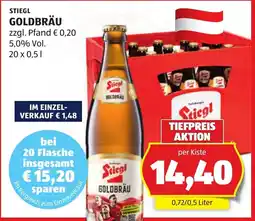 Hofer Stiegl goldbräu Angebot