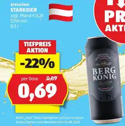Hofer Bergkönig starkbier Angebot