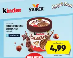 Hofer Ferrero kinder bueno eisbecher Angebot