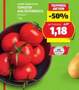 Hofer Hofer marktplatz tomaten aus österreich Angebot