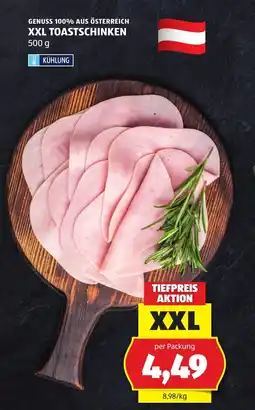 Hofer Genuss 100% aus österreich xxl toastschinken Angebot