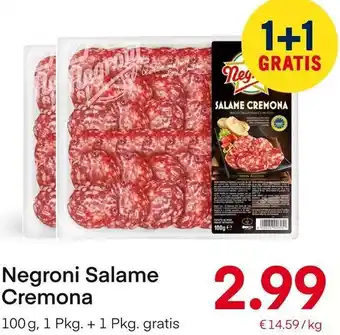 MPreis Negroni Salame Cremona 100g Angebot