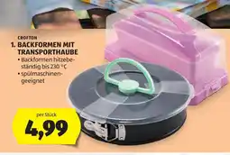 Hofer Backformen mit transporthaube Angebot