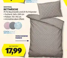 Hofer Novitesse bettwäsche Angebot