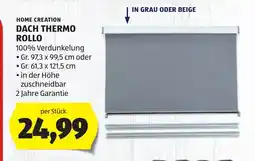 Hofer Home creation dach thermo rollo Angebot