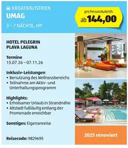 Hofer Kroatien/istrien umag Angebot