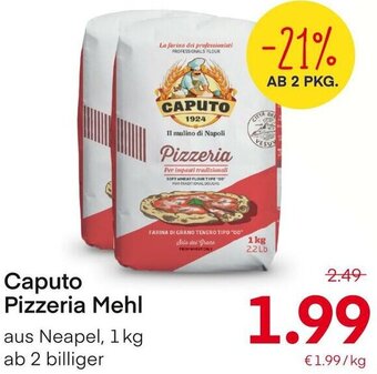 MPreis Caputo Pizzeria Mehl 1kg Angebot