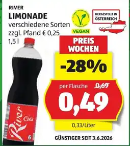 Hofer River limonade Angebot