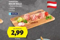 Hofer Sonnhof bbq bacon balls Angebot