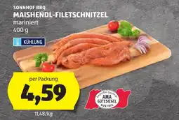 Hofer Sonnhof bbq maishendl-filetschnitzel Angebot