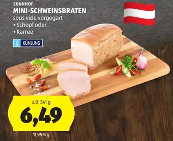 Hofer Sonnhof mini-schweinsbraten Angebot