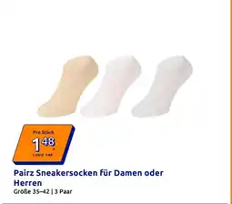 Action Pairz Sneakersocken für Damen Herren oder Angebot