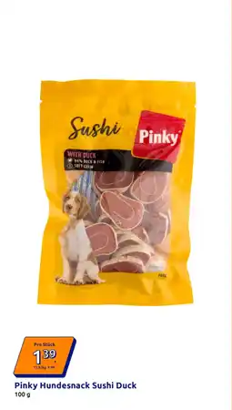 Action Pinky hundesnack sushi duck Angebot