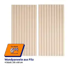 Action Wandpaneele aus filz Angebot
