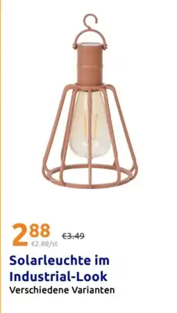 Action Solarleuchte im Industrial-Look Angebot