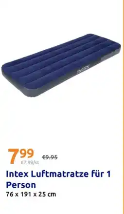 Action Intex luftmatratze für 1 person Angebot