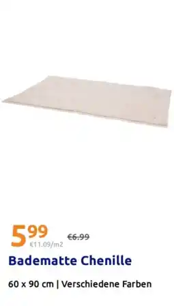 Action Badematte Chenille Angebot
