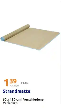 Action Strandmatte Angebot