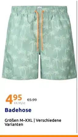 Action Badehose Angebot